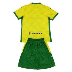 Koszulka Norwich City Dziecięcy Domowe 2024-25 Koszulki Piłkarskie Krótki Rękaw
